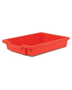 Gratnells Shallow Tray Flame Red