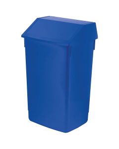 Addis Flip Top Litter Bin 60 Litres Blue