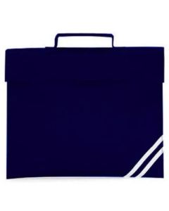 Classic Book Bag Navy Plain