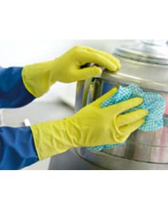 Yellow Latex Gloves Pack of 12