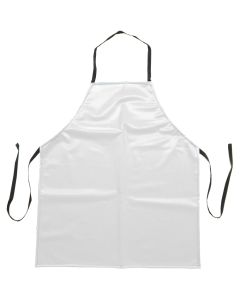 Front Apron Plastic Bib Adult White