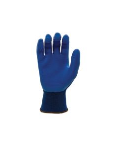 Latex Covered Working Gloves M Grey /Blue Pair