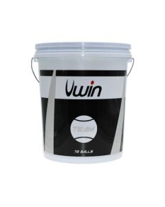 Uwin Team Tennis Balls Bucket of 72 balls