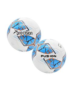Precision Fusion FIFA Football White/Cyan Size 3