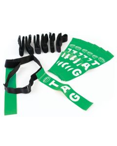 Tag Rugby Belt Pack of 7 Green