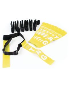 Tag Rugby Belt Yellow Pack of 7