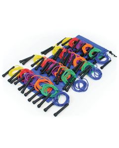 Coloured Plastic Skipping Ropes  Bag Of 24