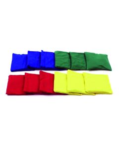 Square Cotton Bean Bags Assorted Pack Of 12