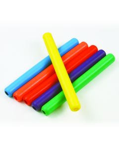 PLASTIC RELAY BATONS  JUNIOR SET OF 6