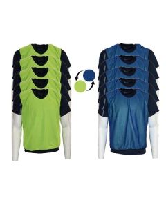 Reversible Mesh Training Bib Royal Blue Adults  Pack of 5