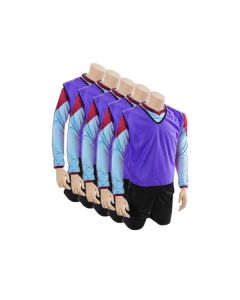 Mesh Training Bib Royal Blue Ages 10 - 14 Years Pack of 5
