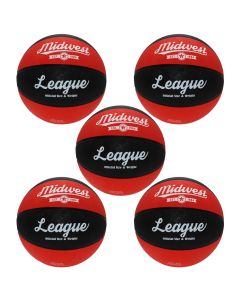 Midwest League Basketball Size 3 Pack of 5