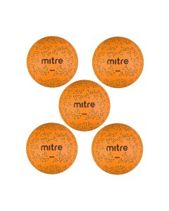 Mitre Oasis 18 Panel Netball Size 4 Pack of 5