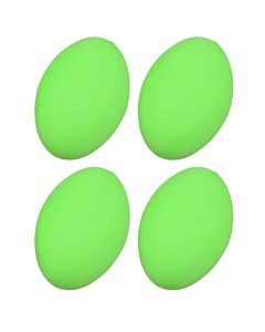 Uncoated Foam Rugby Ball Pack of 4