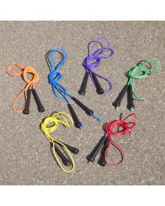 Coloured Plastic Skipping Ropes Pack of 6