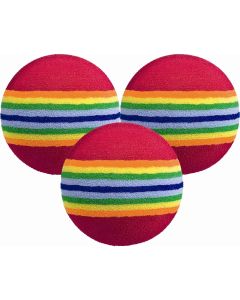 Rainbow Foam Ball Pack of 6