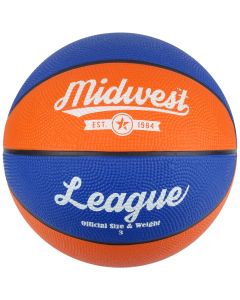 Midwest League Basketball Blue/Orange Size 3