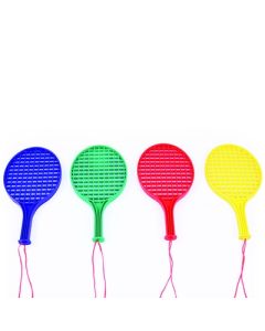 Mini Tennis Rackets Assorted Pack of 4