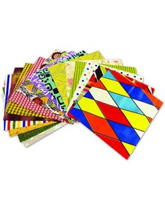 Patterned Fabric Squares Assorted Pack of 25