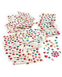 Mini Gem Stones Assorted Pack of 100 Sheets