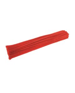 Red Pipe Cleaners Pack of 100