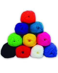 Knitting Wool Double Knit Assorted Pack of 10