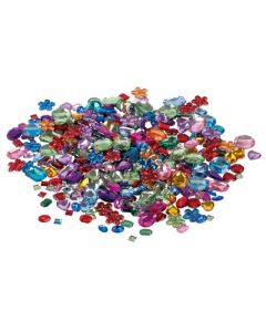 Acrylic Gemstones Pack of Assorted 500g