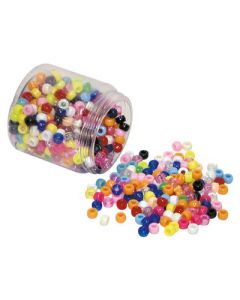 Barrel Beads Assorted Pack of 500