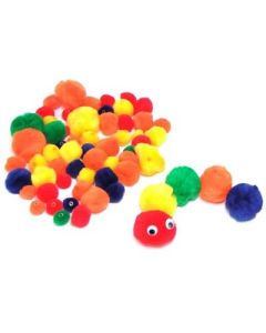 Threadable Pom Poms Pack of 65