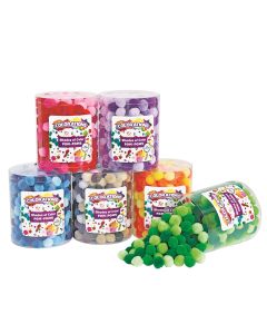 Shades of Colour Pom-Poms