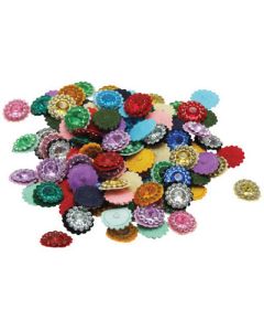 Acrylic Jewels Assorted Pack of 100