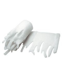 Snow Icicle Garland White