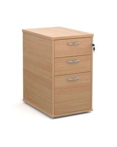 Tall 3 Drawer Pedestal Beech