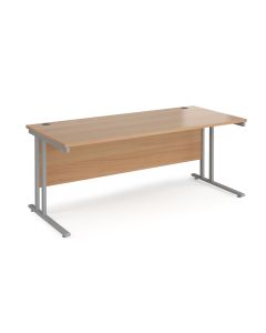Rectangular Cantilever Desk W1800mm Beech