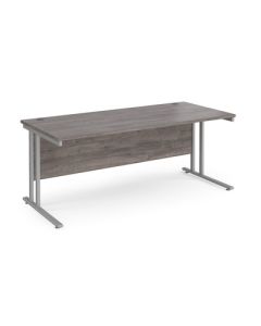 Rectangular Cantilever Desk W1800mm Grey