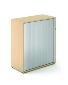 Wooden Tambour Unit H1200mm Beech