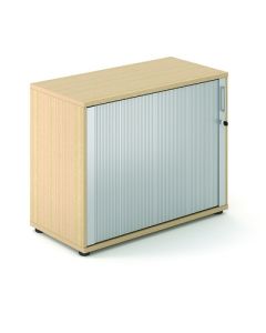 Wooden Tambour Unit H800mm Beech