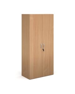 Double Door Cupboard 3 Shelves H1630mm Beech