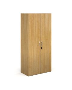 Double Door Cupboard 3 Shelves H1630mm Oak