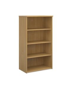 Open Fronted Bookcase 3 Shelves H1230mm Oak