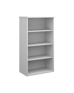 Open Fronted Bookcase 3 Shelves H1230mm White
