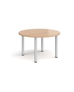 Meeting Table 4 Legs Dia 1200 x 725mm Beech