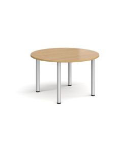 Meeting Table 4 Legs Dia 1200 x 725mm Oak