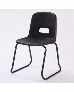 RF70 Skid Base Chair SH430mm Black