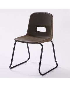 RF70 Skid Base Chair SH460mm Brown