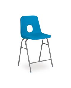 Series E Stool Grey Frame 685mm Blue