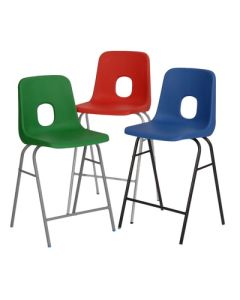 Series E Stool Grey Frame 685mm Charcoal