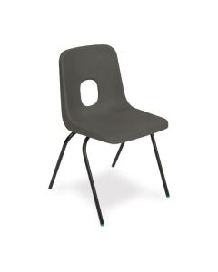 Series E Chair Black Frame 380mm Charcoal