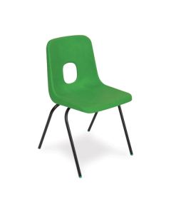 Series E Chair Black Frame 380mm Green
