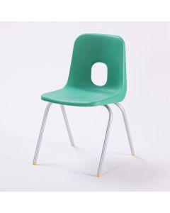 Series E Chair Silver Frame 260mmEmerald